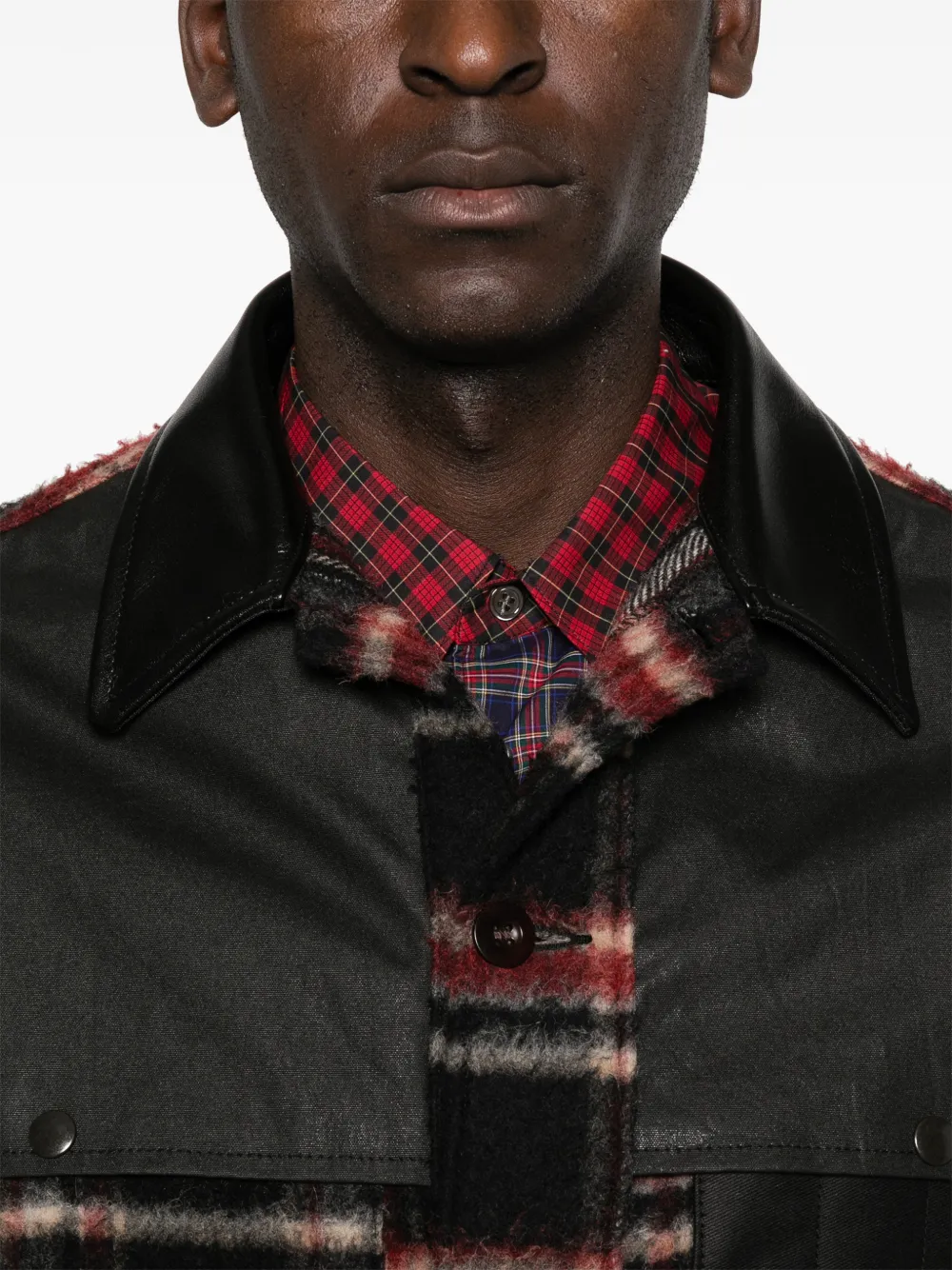Junya Watanabe MAN x Comme Des Garçons Check Panelled Jacket