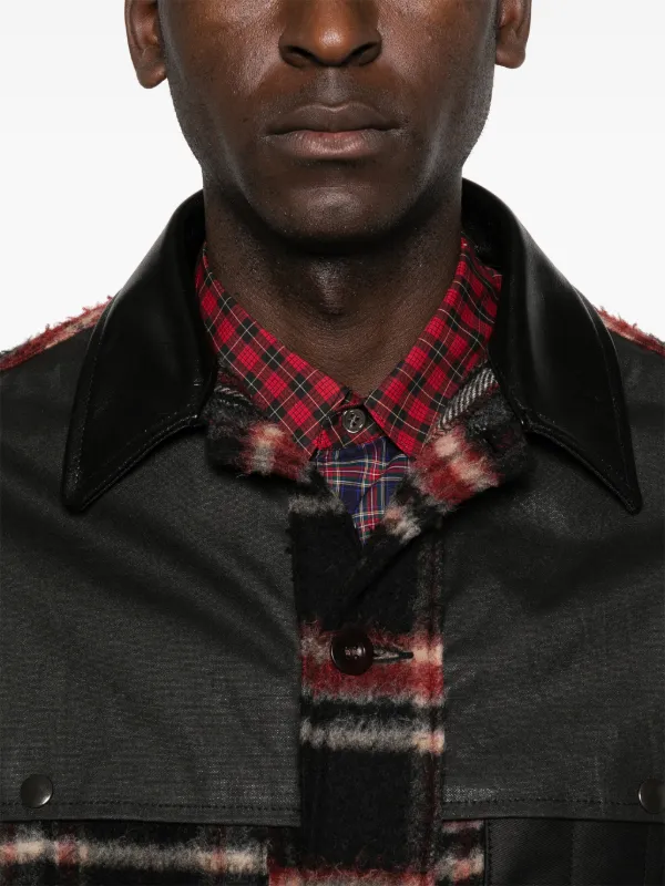 Junya Watanabe MAN x Comme Des Garçons Check Panelled Jacket