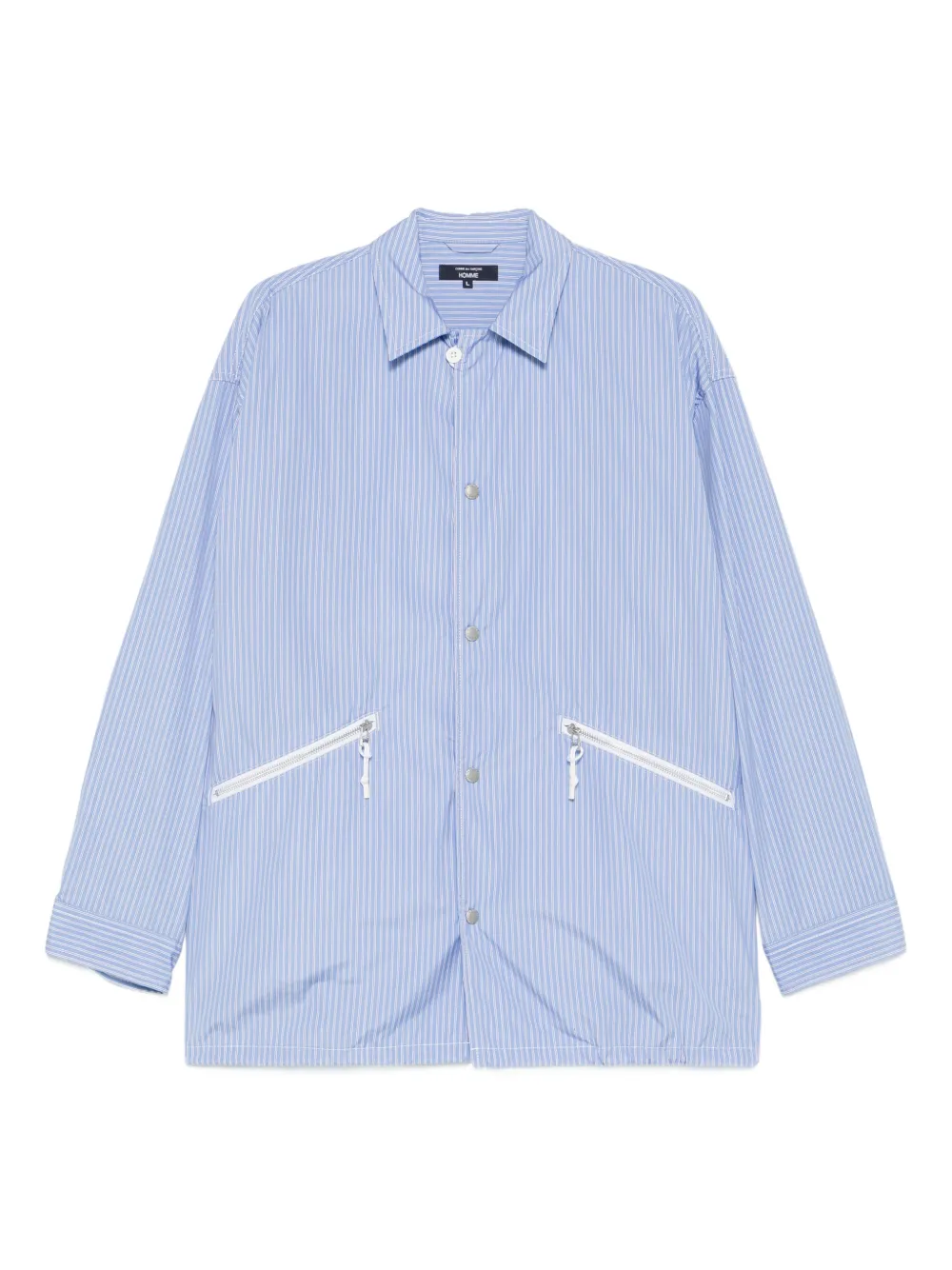 Comme Des Garçons Shirt striped shirt - Blu