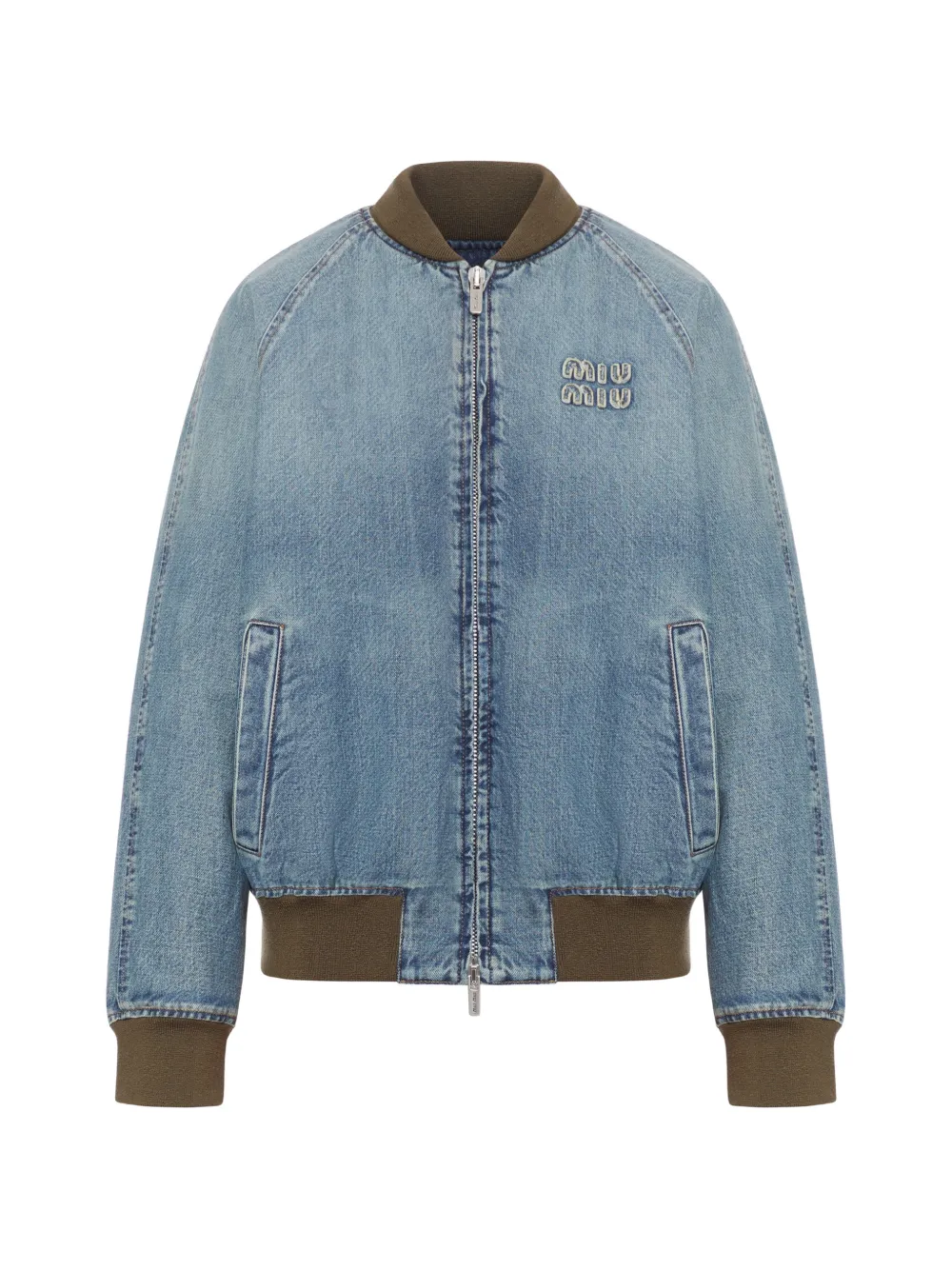 Miu Denim jack Blauw