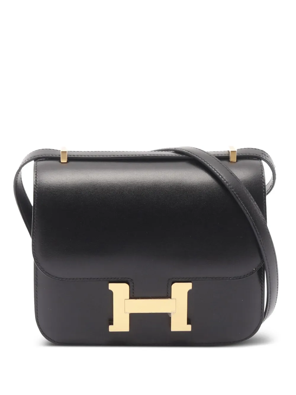 Hermès Pre-Owned 2024 Mini Box Calf Constance 3 crossbody bag - ブラック