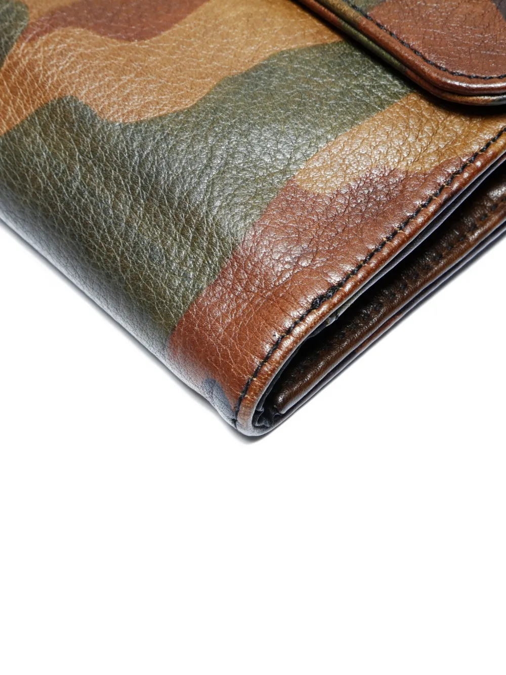 CHROME HEARTS Pre-owned 2000s Cross Ball Wallet In Green