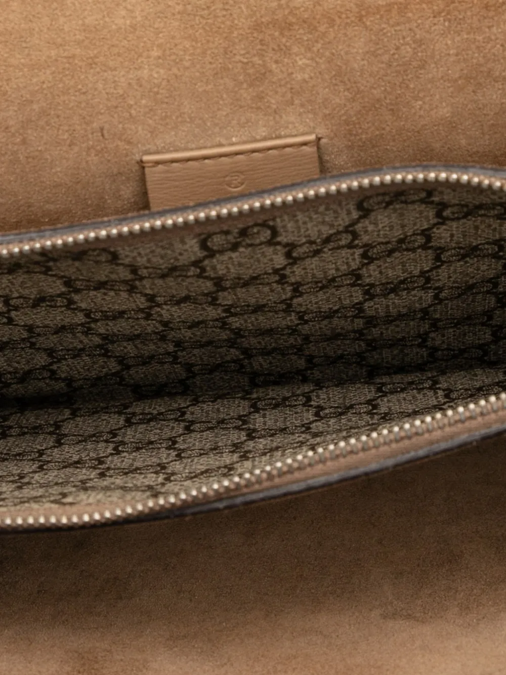 Pre-owned Gucci 2016-2025 Medium Gg Supreme Embroidered Bird And Flowers Dionysus Shoulder Bag In Brown