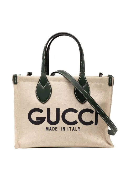 Gucci Pre-Owned 2016-2025 Medium Canvas Logo Tote satchel