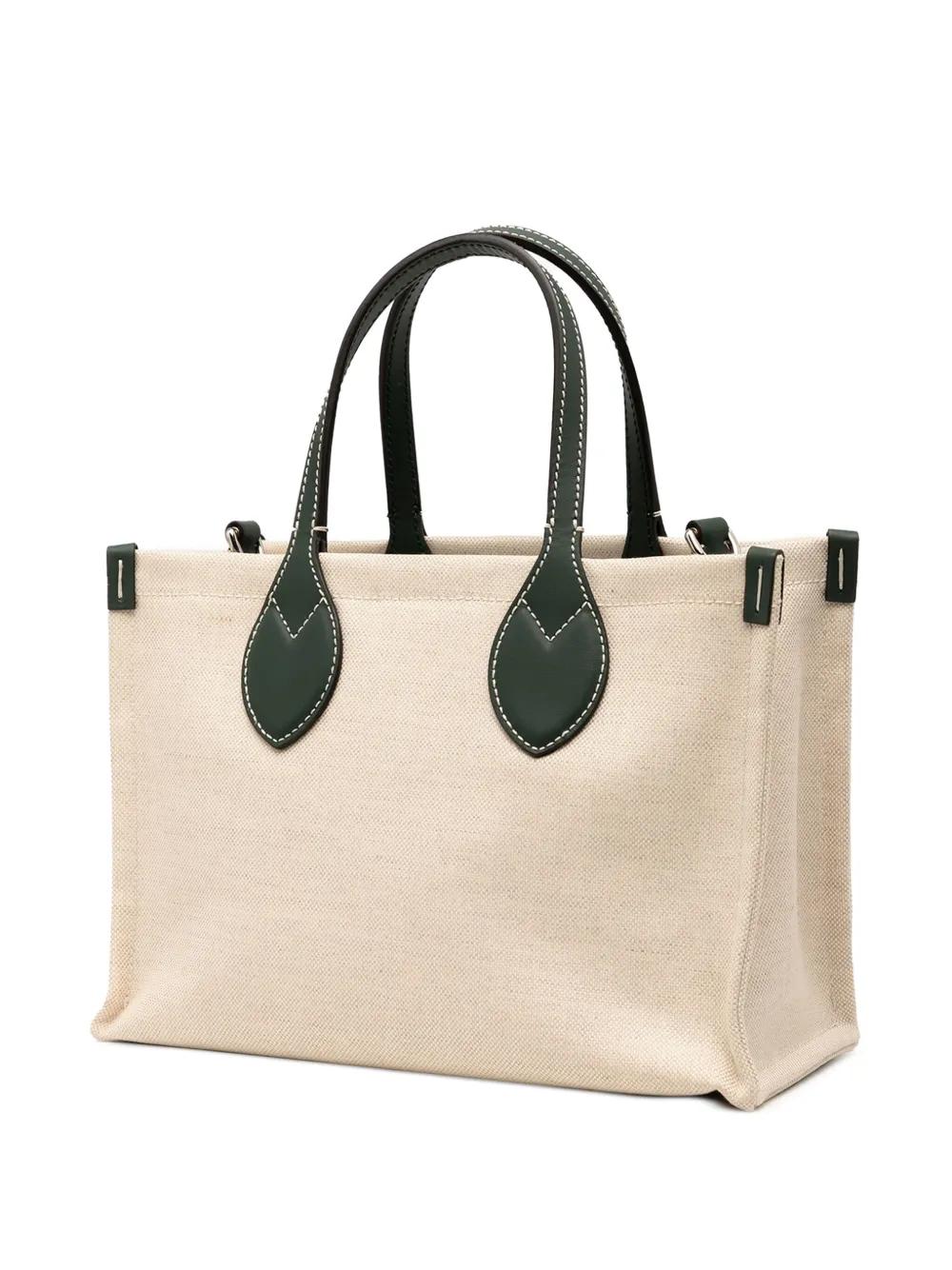 Pre-owned Gucci 2016-2025 Medium Canvas Logo Tote Satchel In Brown