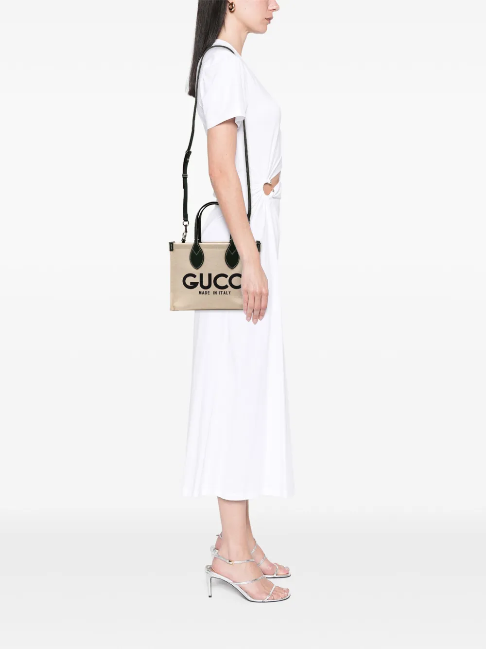 Gucci Pre-Owned 2016-2025 Medium Canvas Logo Tote satchel | Pre-Owned | Image 2