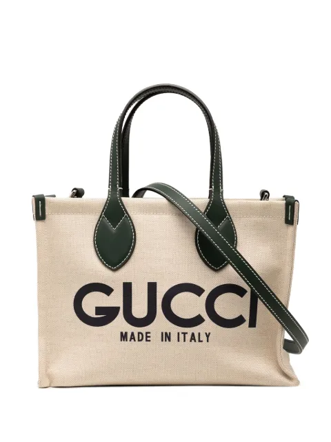 Gucci Pre-Owned 2016-2025 Medium Canvas Logo Tote satchel