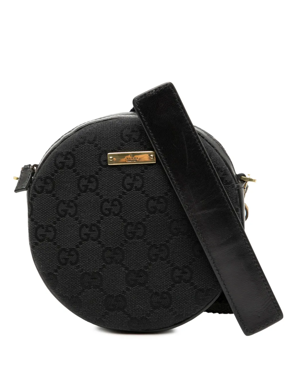 Gucci Pre-Owned 2000-2015 GG Canvas Round crossbody bag | Black | Image 1