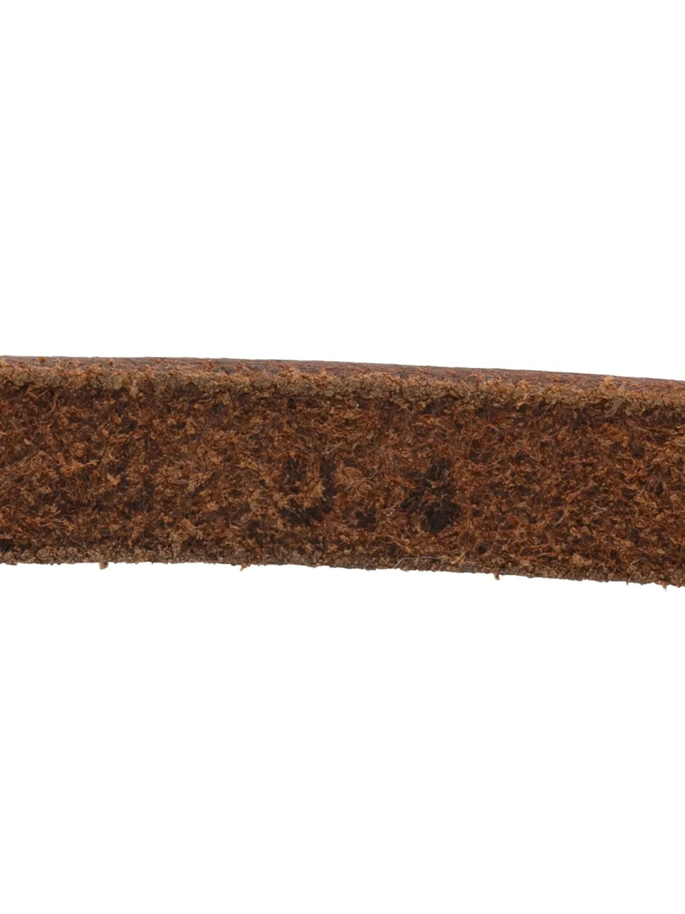 HERMES Pre-owned 2000-2025 Leather Hapi 3 Double Tour Bracelet Costume Bracelet In Brown