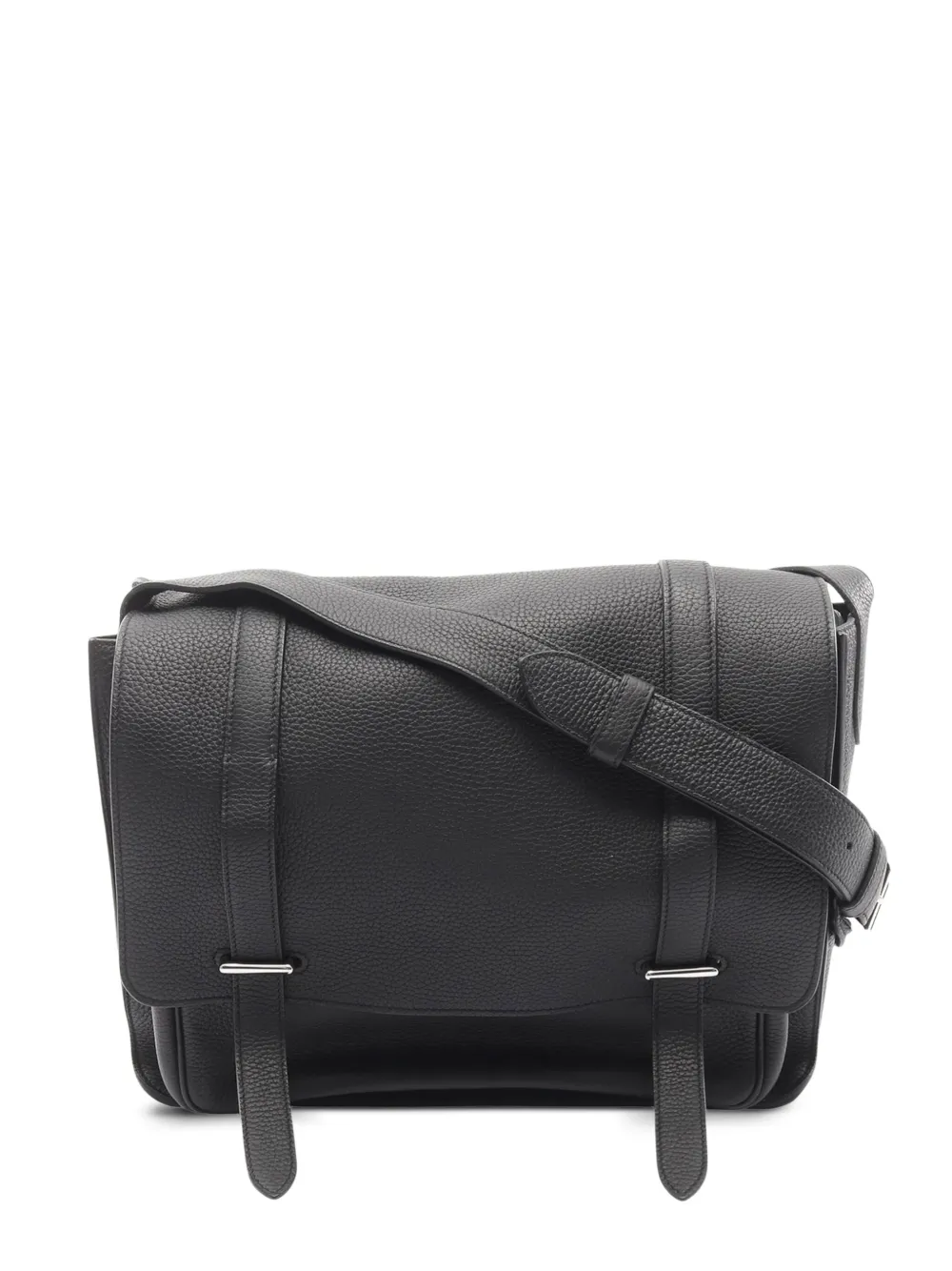 Hermès Pre-Owned 2016 Clemence Steve 35 crossbody bag - ブラック