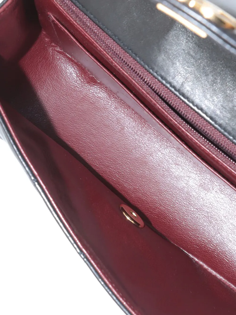 Pre-owned Chanel 2019 Small Lambskin Diana Flap Crossbody Bag In Black