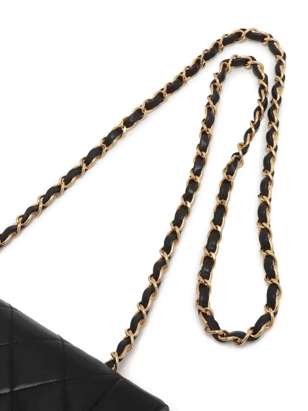 Pre-owned Chanel 2019 Small Lambskin Diana Flap Crossbody Bag In Black