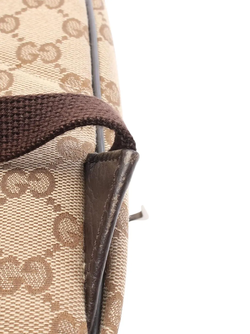 Pre-owned Gucci 2016-2025 Gg Canvas Backpack In Brown