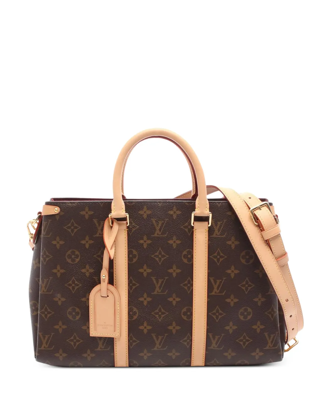 Louis Vuitton Pre-Owned 2019 Monogram Soufflot MM satchel - Braun