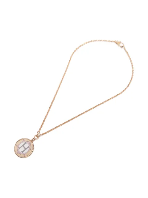 Hermès Pre-Owned 2000-2020s Hermes Medaille Balson chain necklace