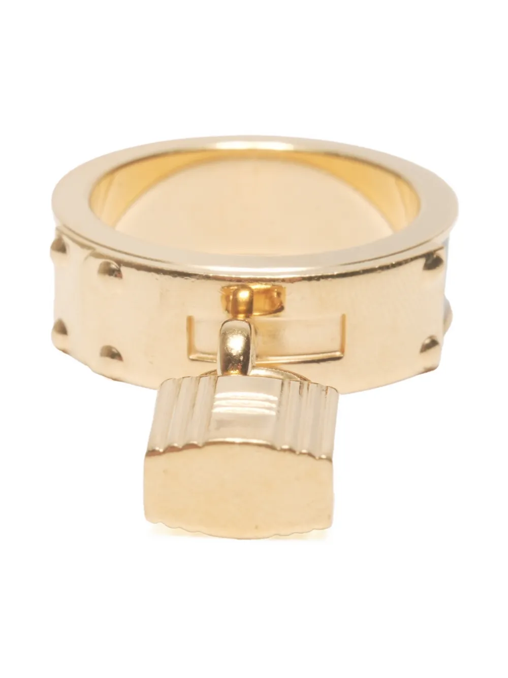Hermès Pre-Owned 2000s Hermes Kelly charm ring | Men | Image 2