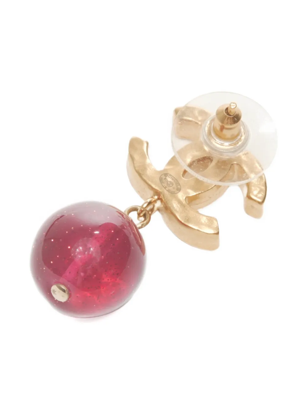 CHANEL Pre-owned 2011 Cc Mark Drop Earrings In Gold