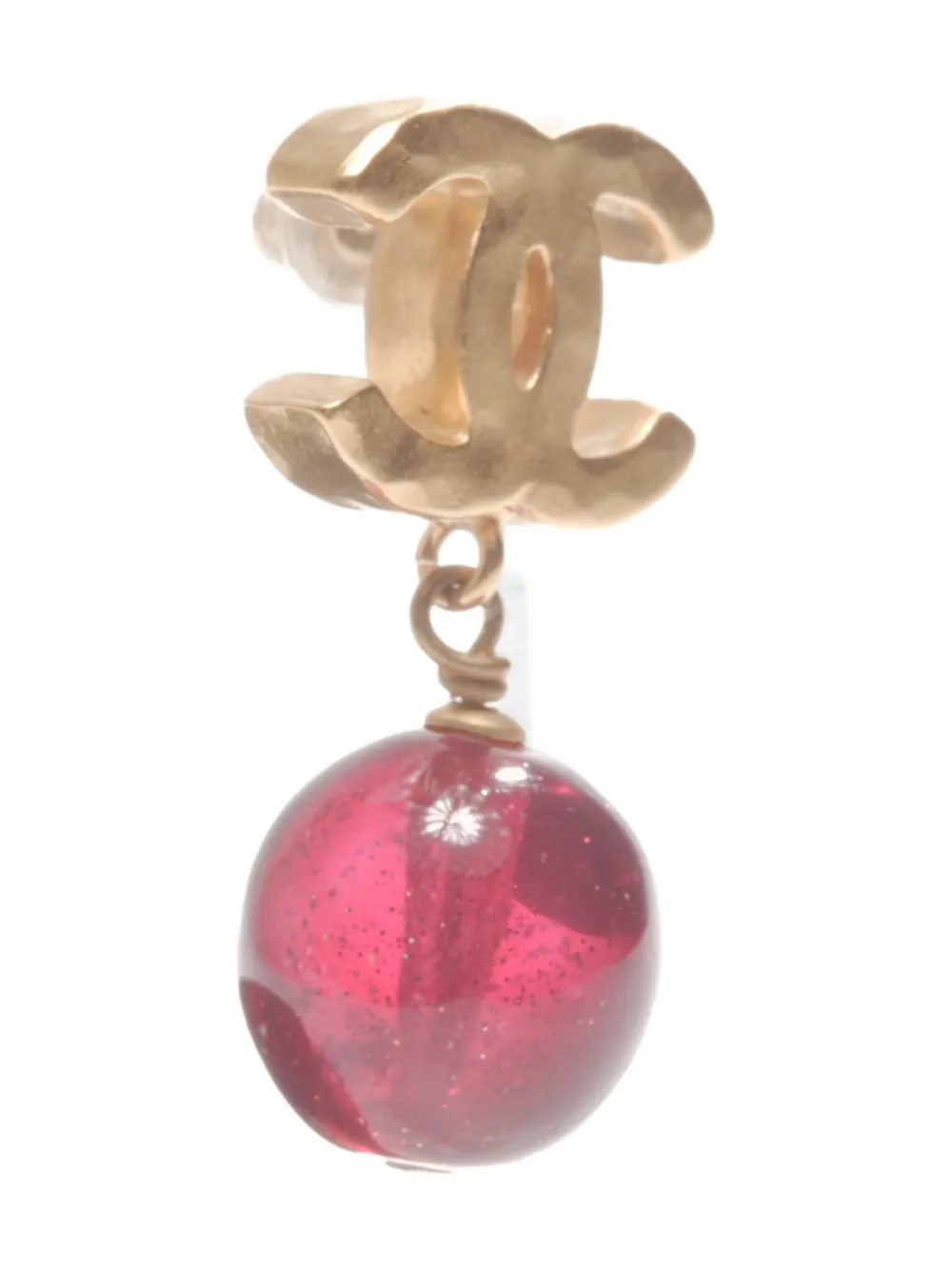 CHANEL Pre-owned 2011 Cc Mark Drop Earrings In Gold