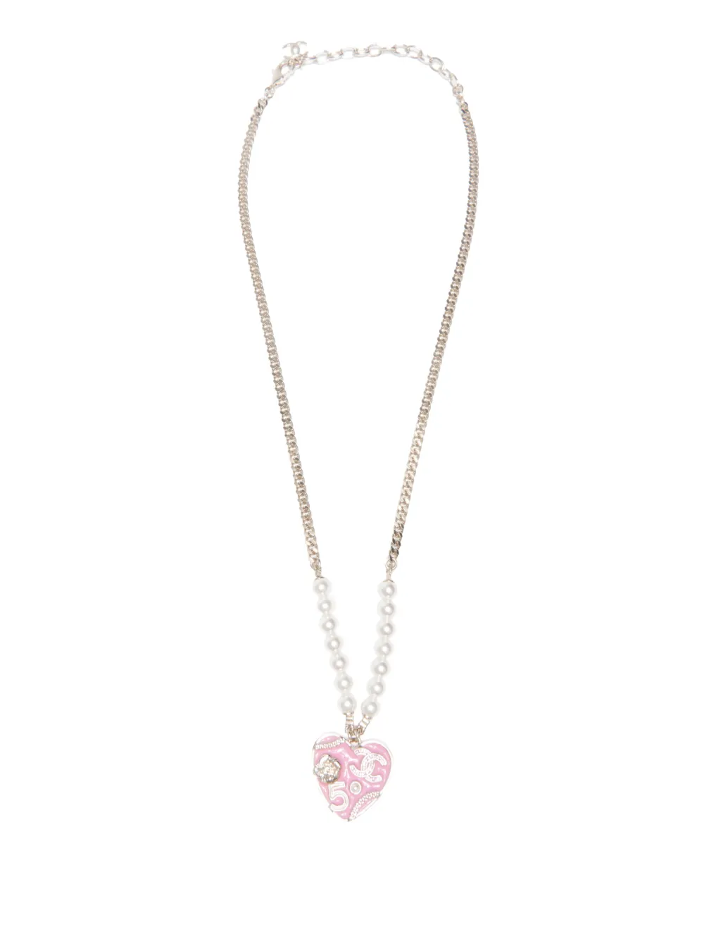 CHANEL Pre-Owned collar Chanel CC Mark 2024 | rosado | Image 1