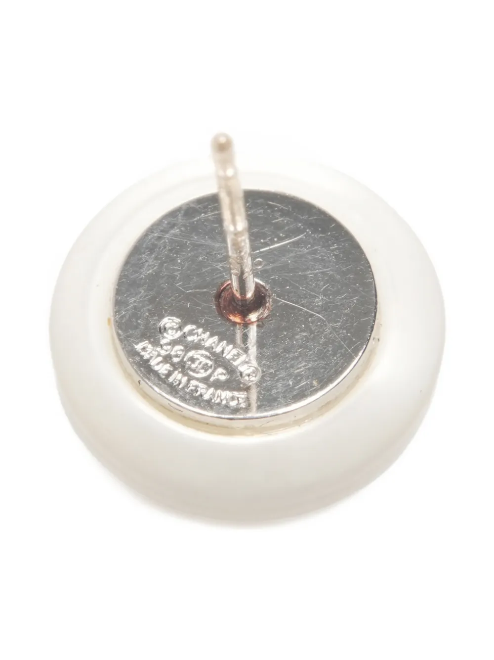 CHANEL Pre-owned 1998s Cc Mark Logo Detail Earrings In Silver