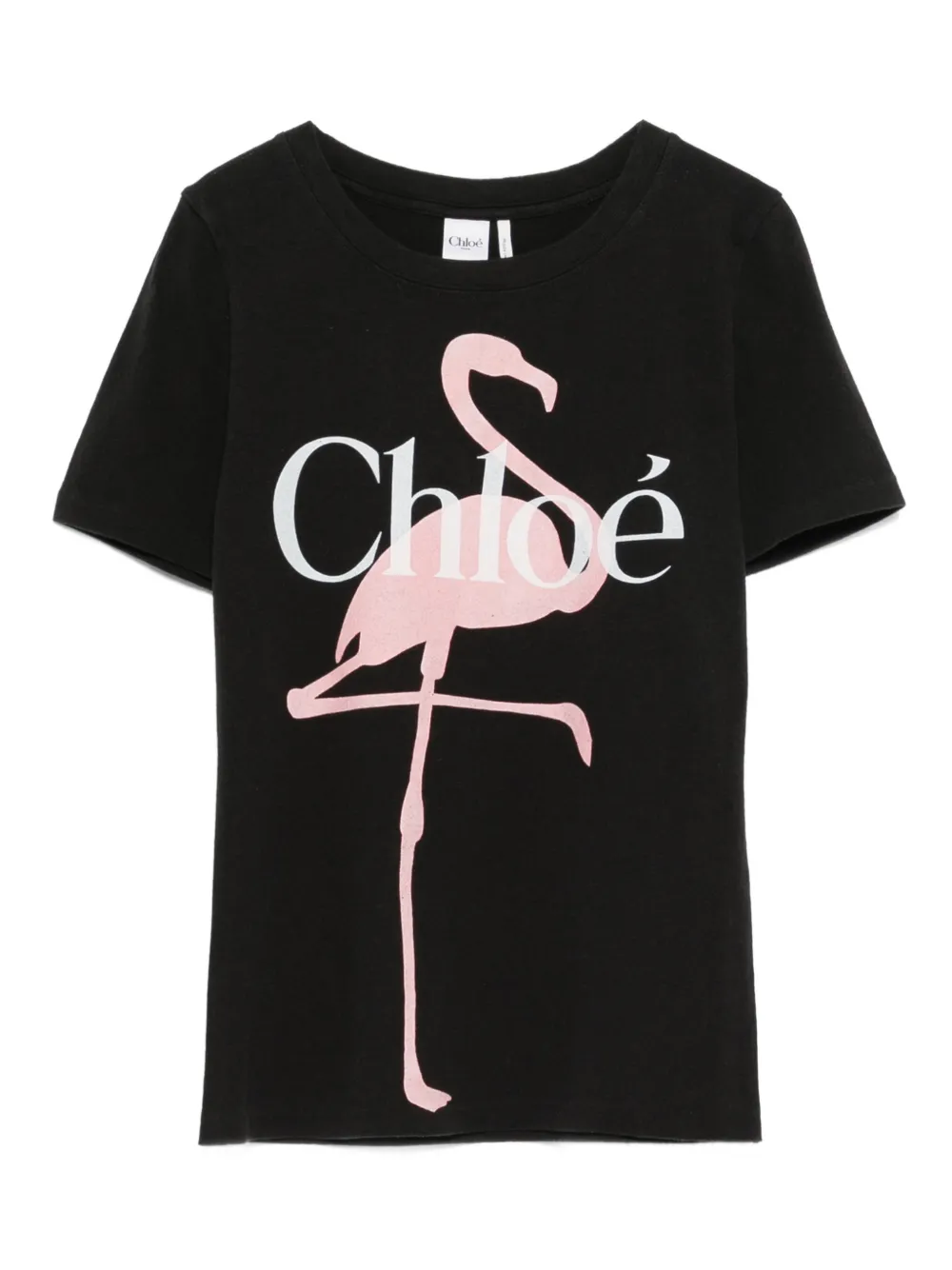 Chloé logo-print T-Shirt - Nero