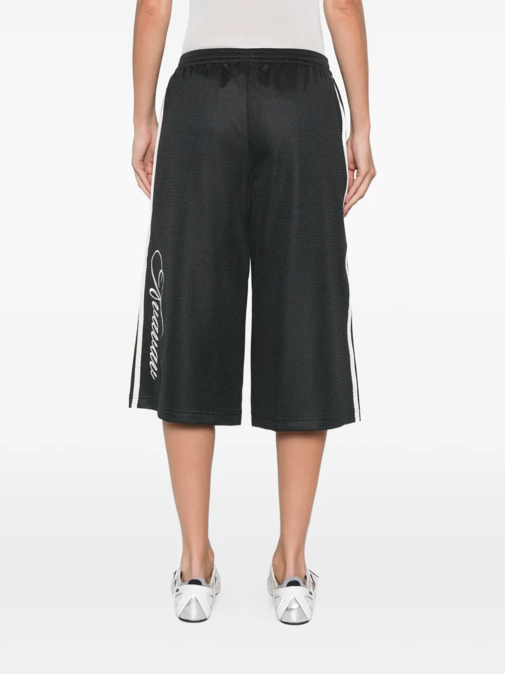 Adidas Originals X Avavav Logo Stripe Shorts In Black