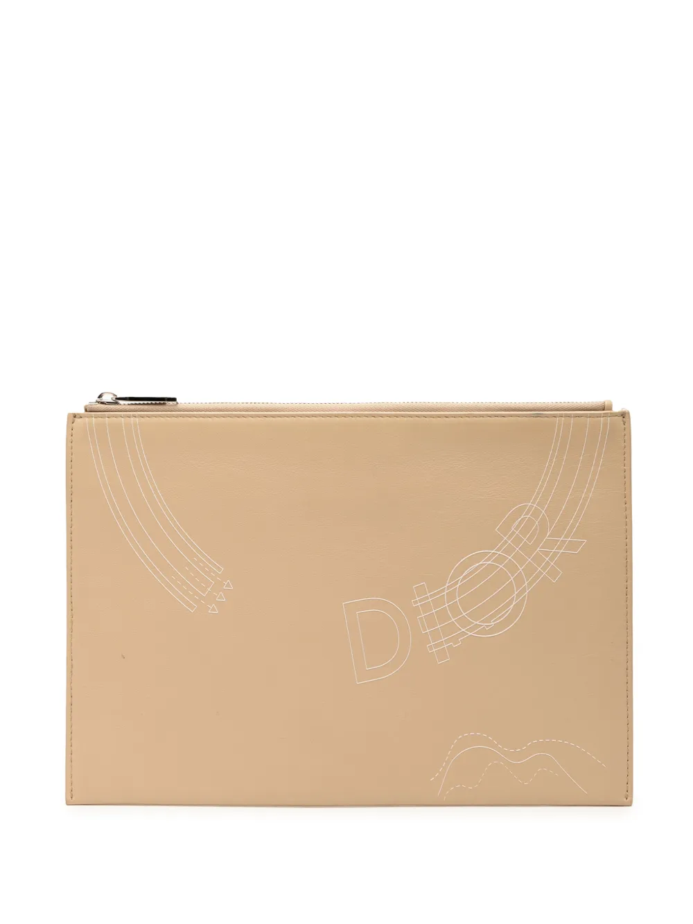 Christian Dior Pre-Owned 2022 Leather Homme clutch bag | Brown | Image 1