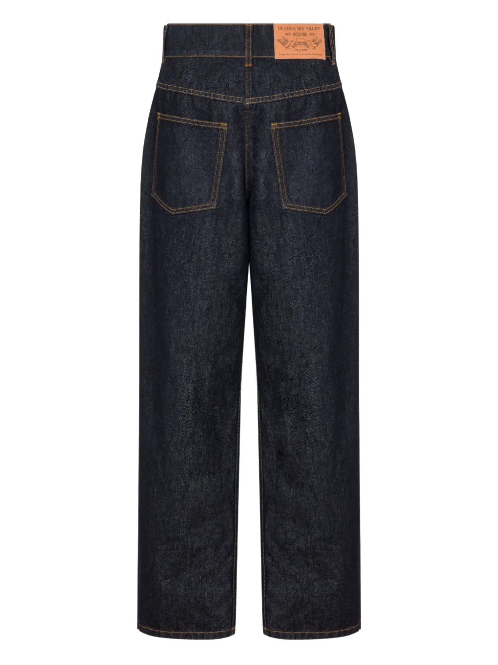 Moschino Jeans met opgestikte zak Blauw