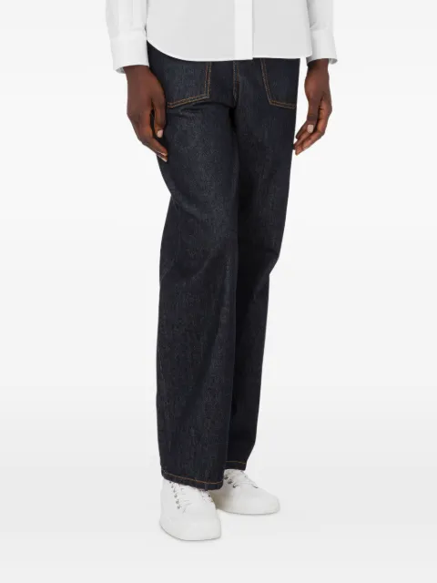 Moschino jeans de mezclilla con bolsillos de parche