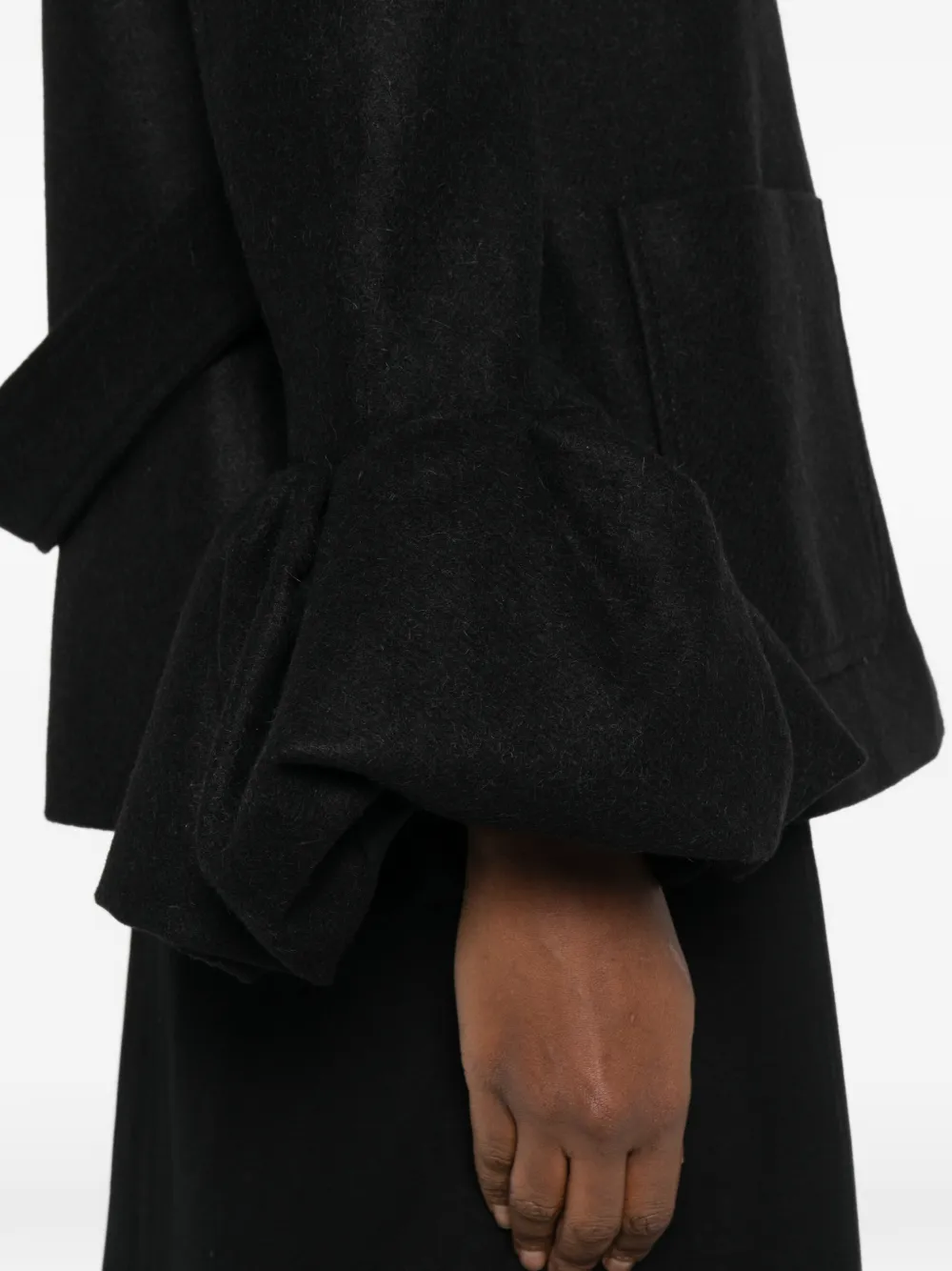 Moschino Jas met ruchemouwen Zwart