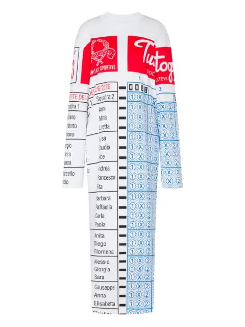 Moschino printed midi dress