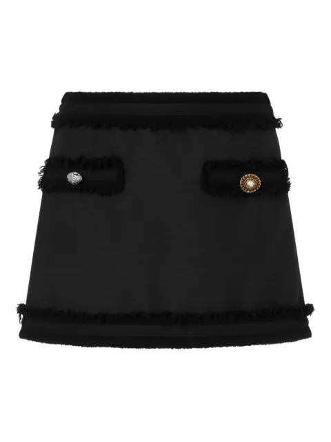Moschino button-detail mini skirt