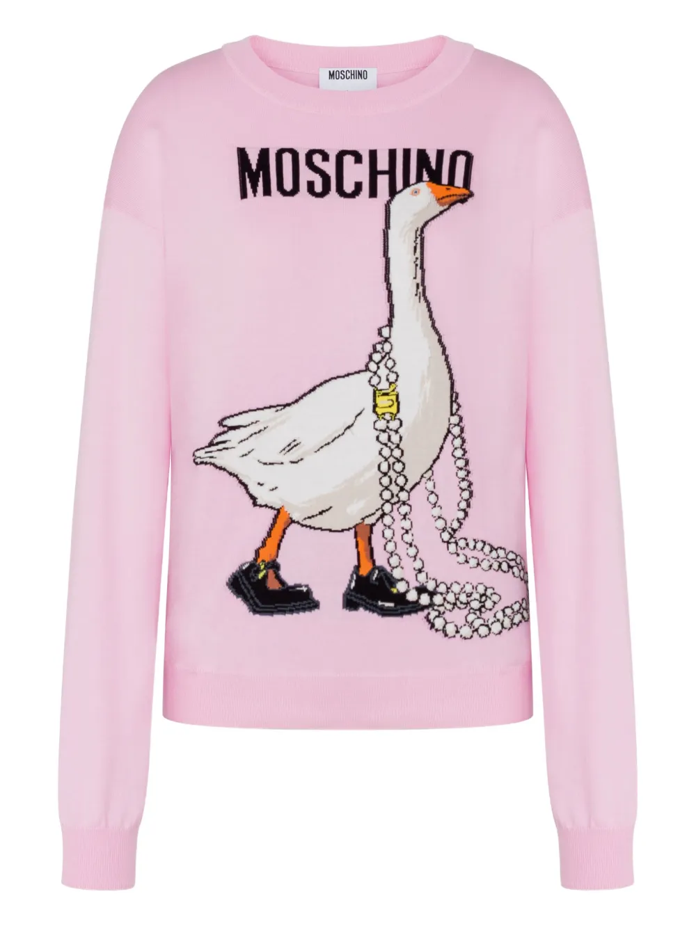Moschino crew-neck sweater - Rosa