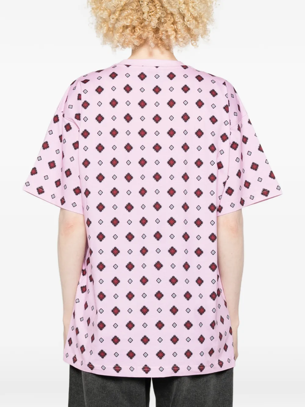 Moschino Teddy Bear T-shirt van biologisch katoenen jersey Roze