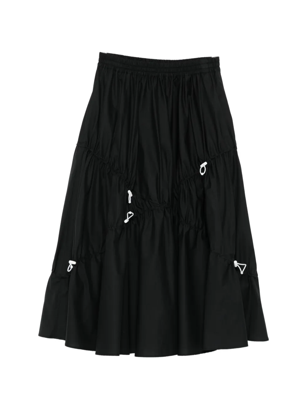 Moschino gathered tie skirt - Nero