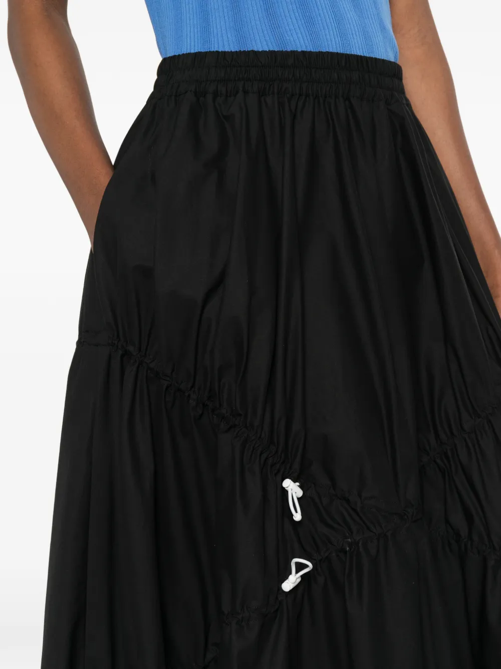 Moschino Gesmockte rok Zwart