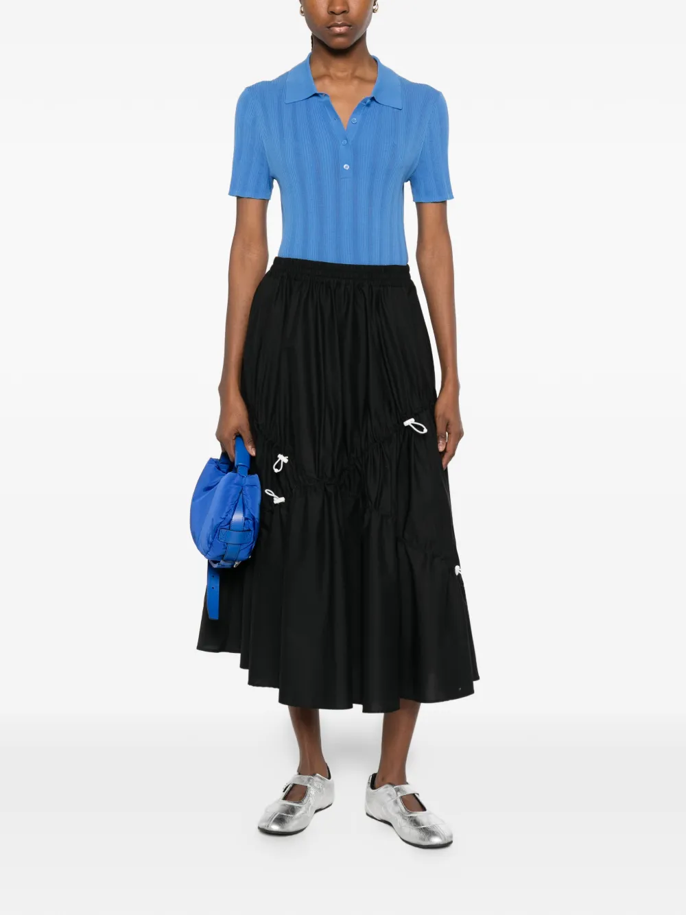 Moschino Gesmockte rok Zwart