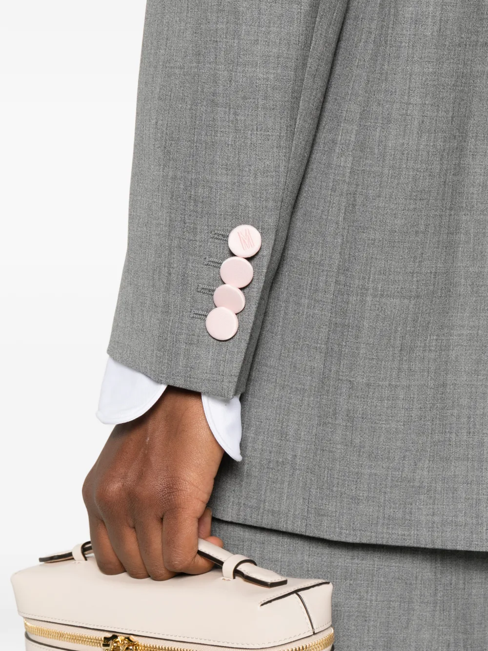 Moschino Blazer met sjaalrevers Grijs