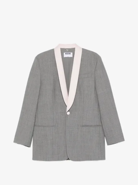 Moschino shawl-lapel blazer