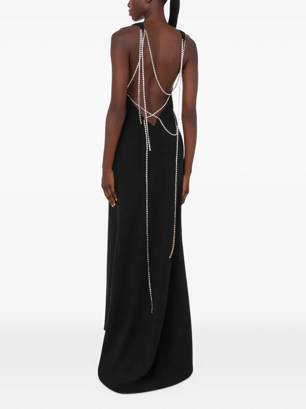 Moschino Maxi-jurk met kettingdetail Zwart