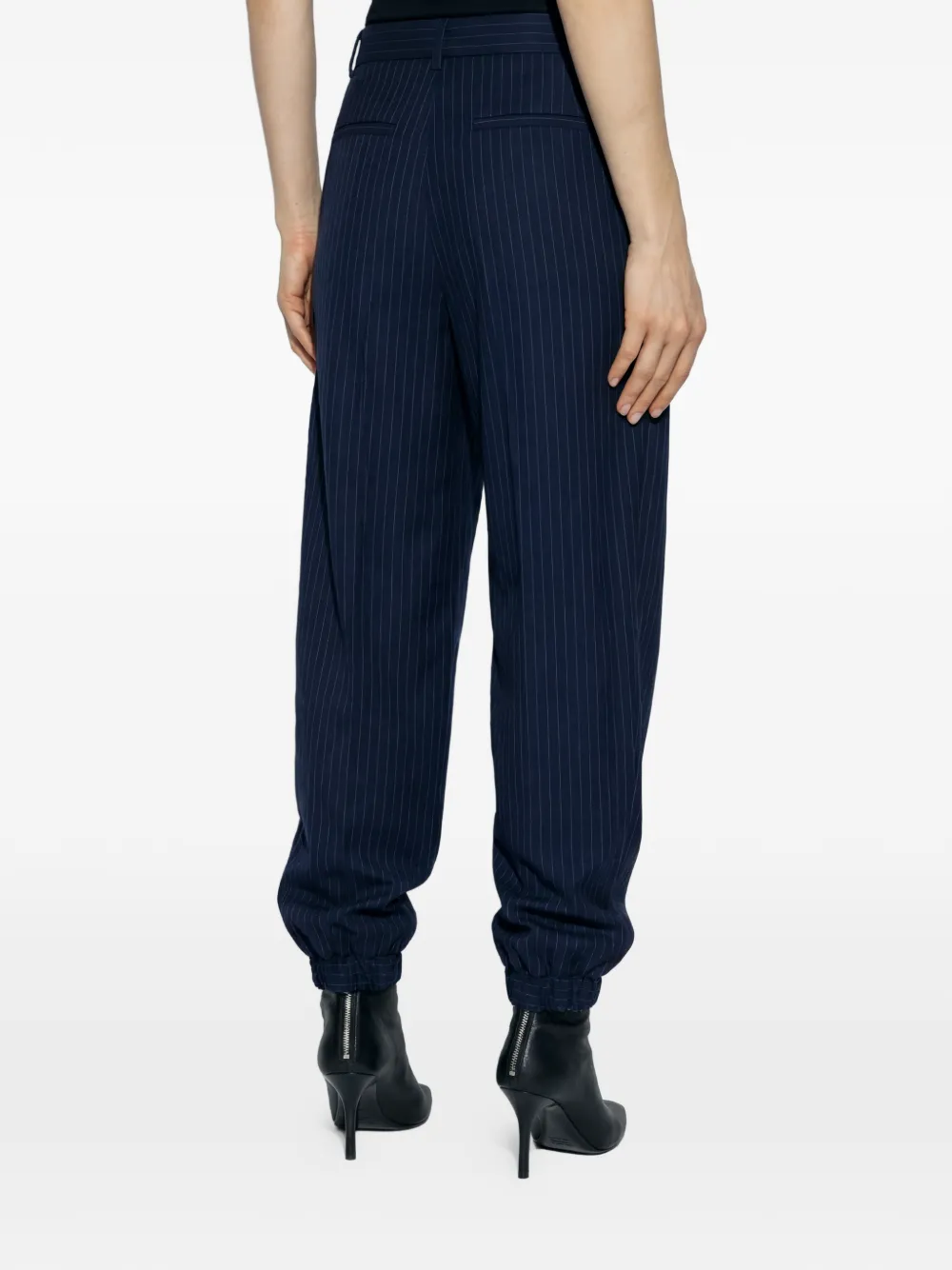 Moschino Broek met krijtstreep 1343 Verde