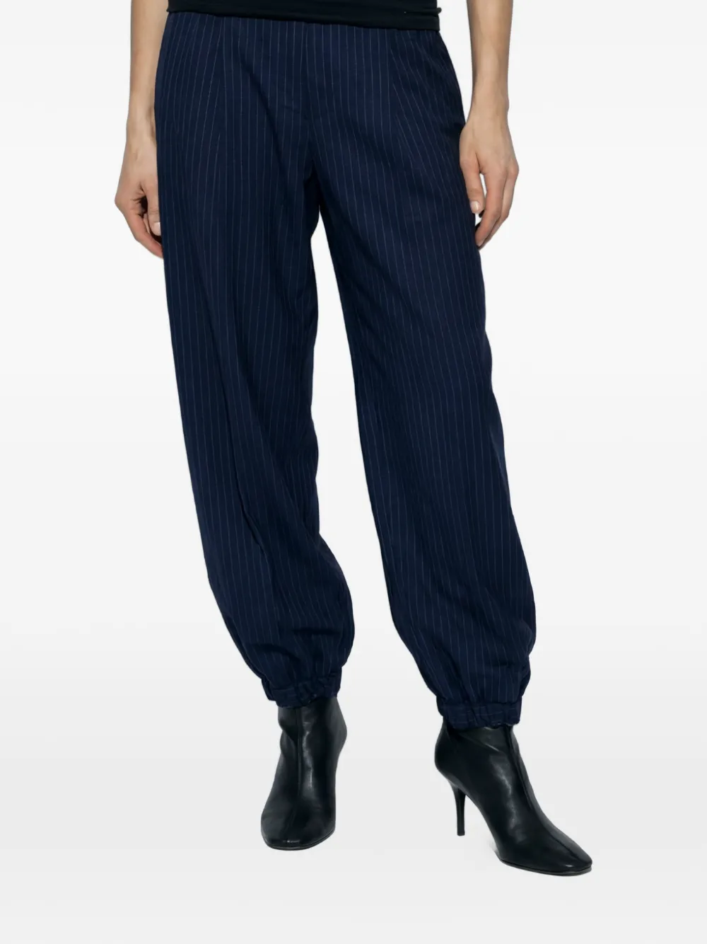 Moschino Broek met krijtstreep 1343 Verde