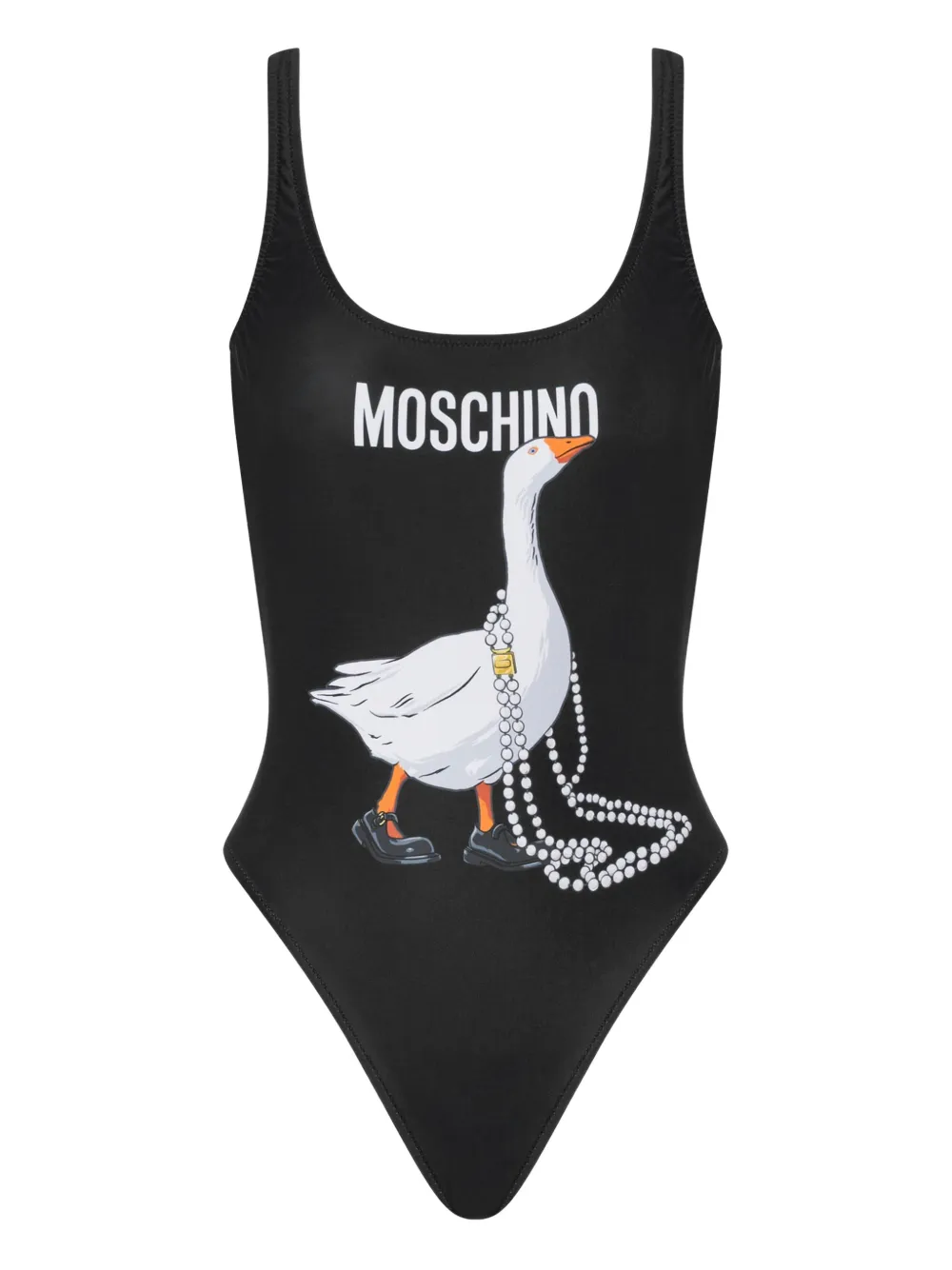 Moschino Costume intero con stampa - Nero