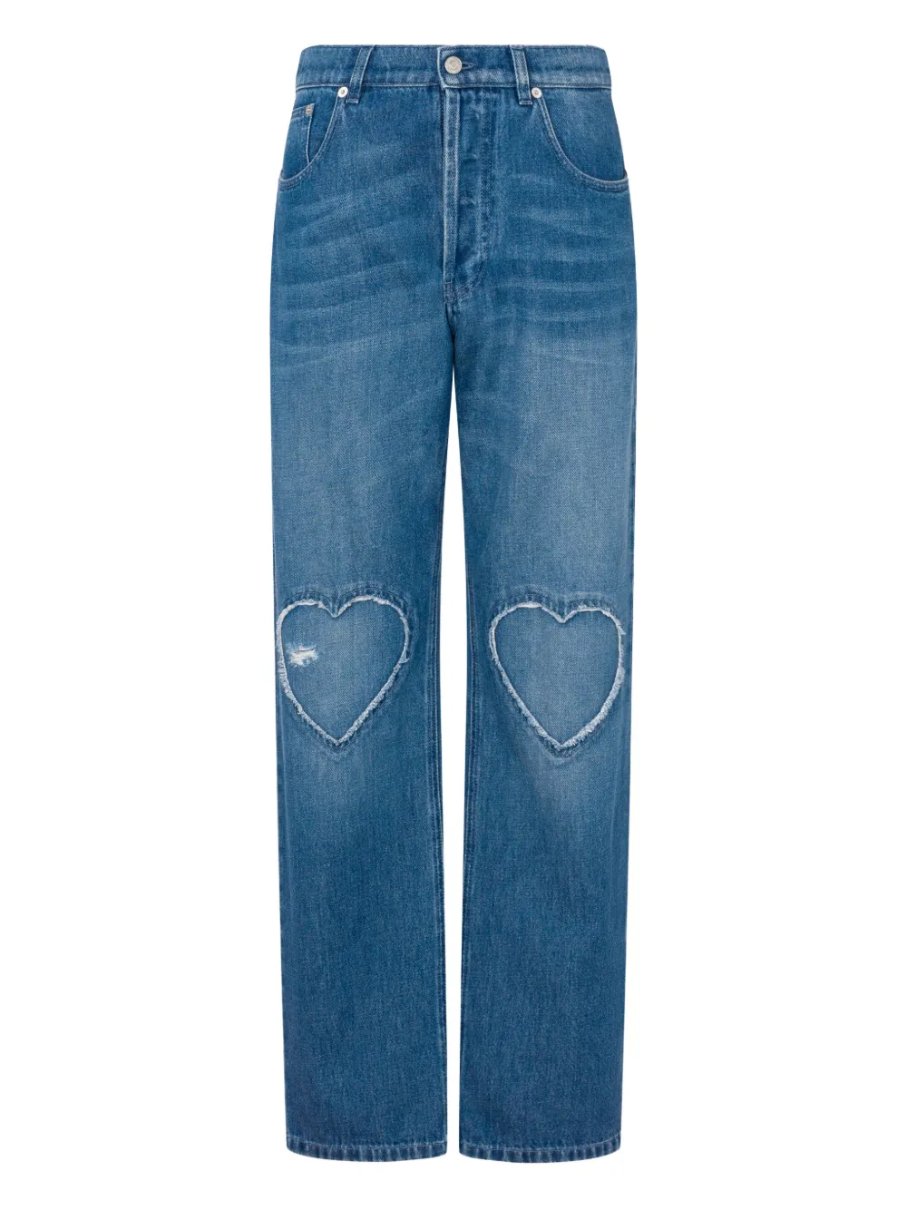 Moschino Jeans con applicazione - Blu
