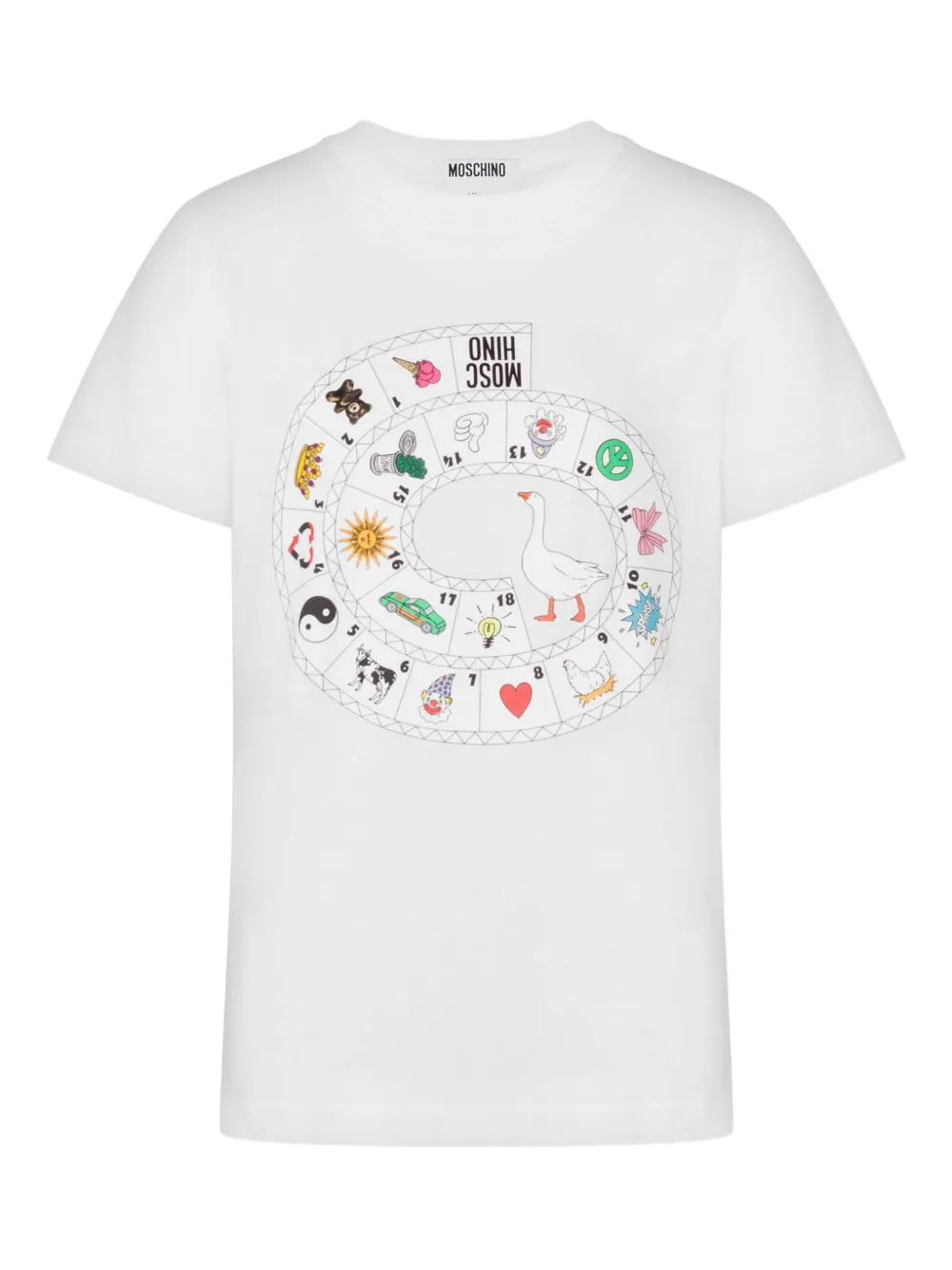Moschino graphic-print T-shirt - Bianco