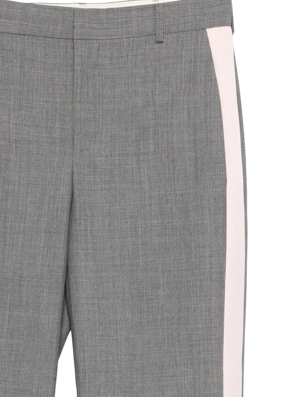 Moschino Broek met zijstreep Grijs
