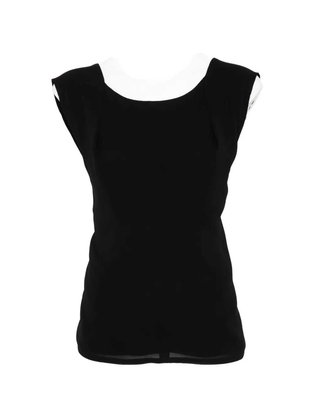 Moschino sleeveless blouse - Nero