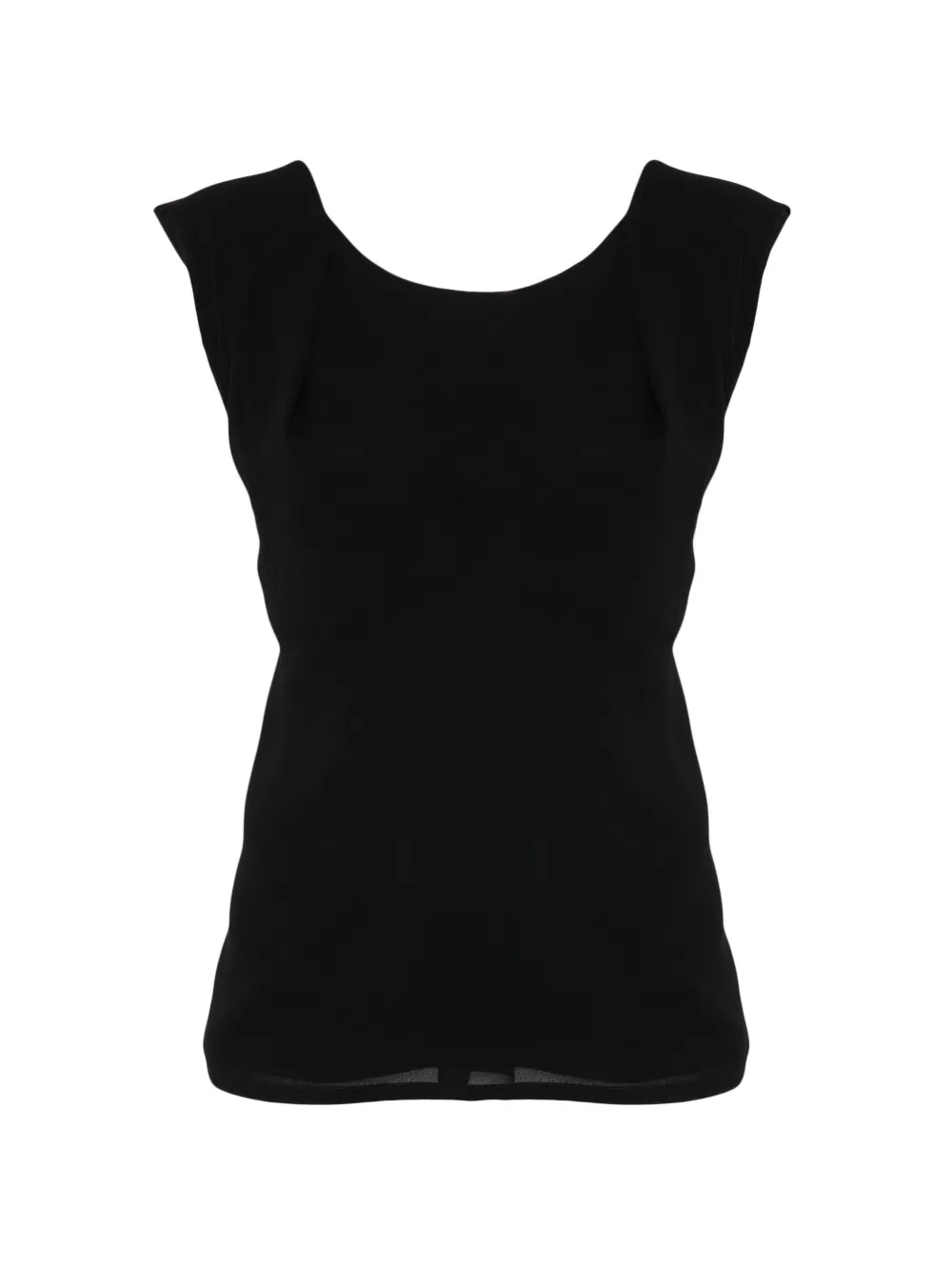 Moschino sleeveless blouse - Nero