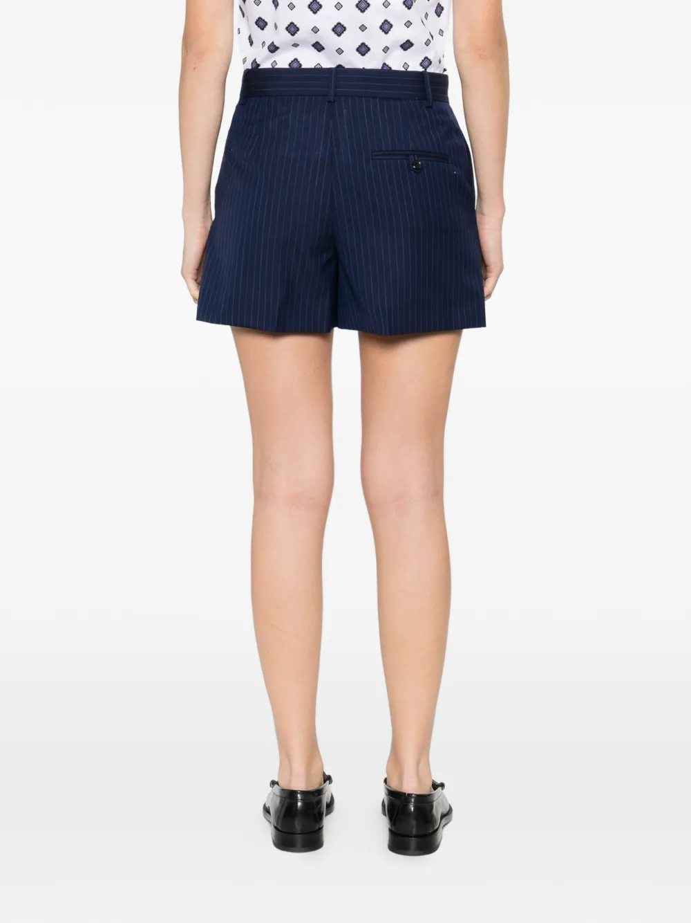 Moschino Shorts met krijtstreep Blauw