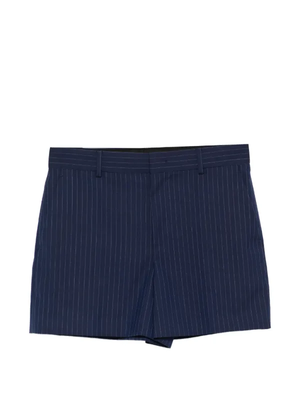 Moschino Pinstripe Shorts in Blue